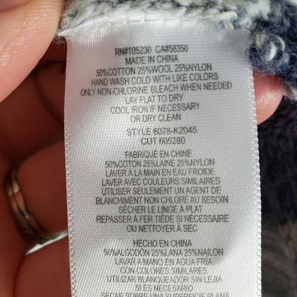 Soft Joie Olynn Blouse Poncho in Nocturne Multi Wool Blend‎ Size XXS/S - Picture 12 of 13